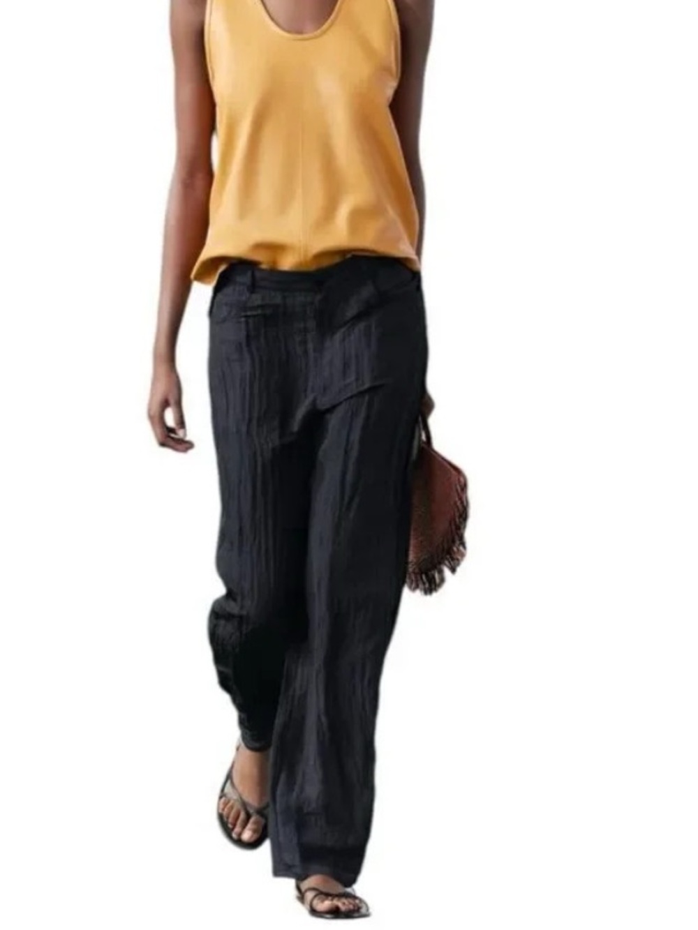 NWT Zara Flowy Pants L